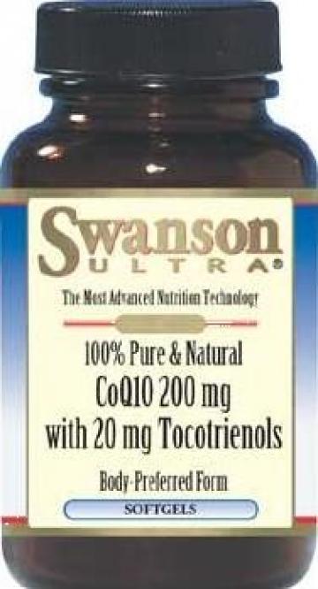 Supliment alimentar Coenzima Q10 200mg cu 20 mg Tocotrienoli de la Sc Cims Enterprise Srl