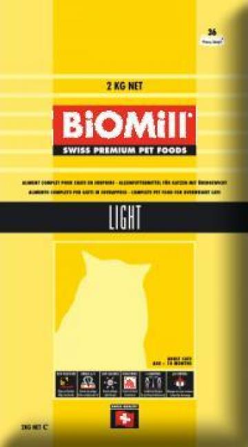 Mancare pisici grase Biomill cat light de la Smart Trailer Srl