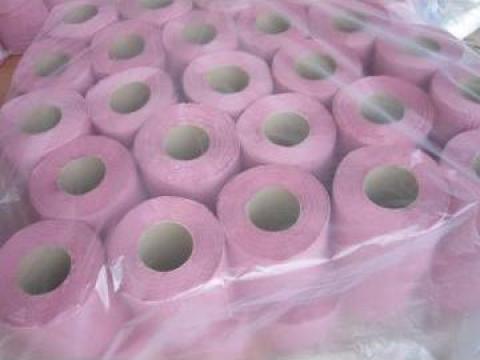 Hartie igienica roz in doua straturi, 60-70g, 26m, cu tub de la Sc Eko Production & Distribution Srl