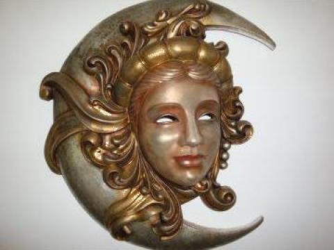 Masca decorativa - Luna de la Pfa Sculptor Asandi Simion
