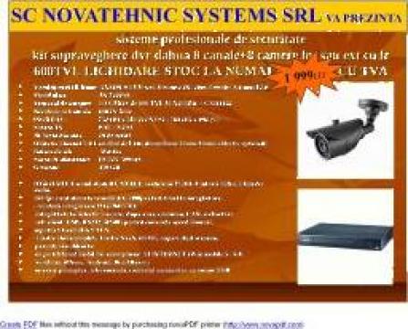 Kit de supraveghere video de la Novatehnic Systems