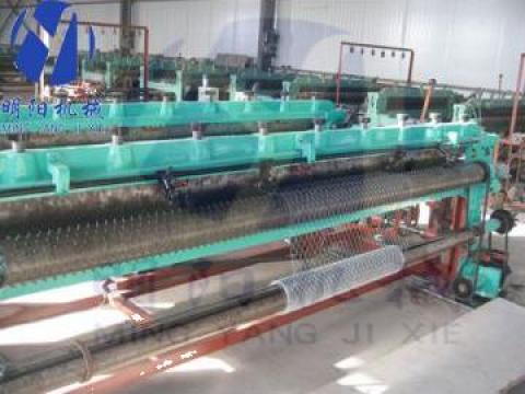 Masina plasa de sarma impletita hexagonala Hexagonal de la Dingzhou Mingyang Wire Mesh Machine Factory