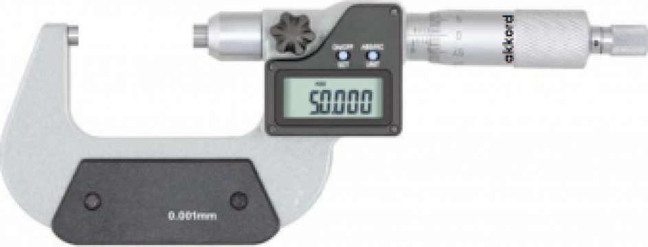 Micrometru digital de exterior 75 - 100 /0.001mm IP65 de la Akkord Group Srl