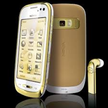 Telefon mobil Nokia C7 Oro White de la 