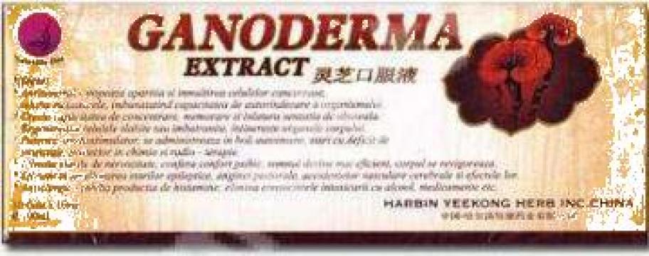 Supliment detoxifiant Ganoderma Extract 10 fiole x 10ml de la Sunery Plant Srl