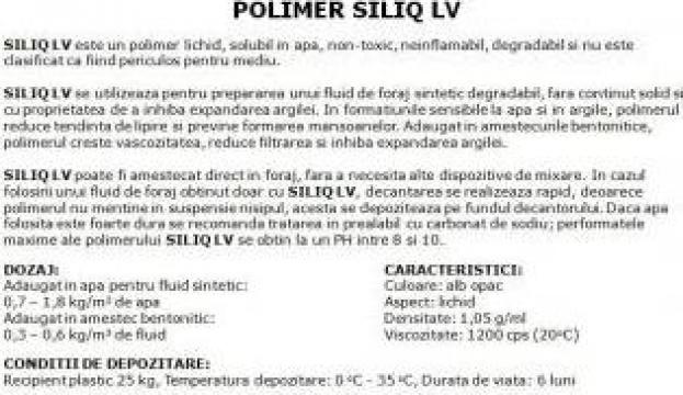 Polimeri pentru foraje Siliq, Sipol