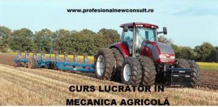Curs lucrator in mecanica agricola de la Profesional New Consult