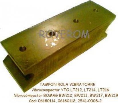 Tampon rola vibrocompactor Bomag 213, 214, 217, YTO LT214 de la Roverom Srl