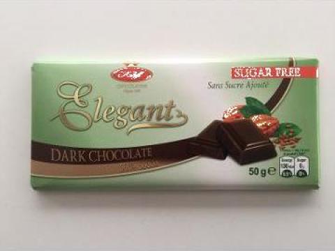 Ciocolata amaruie fara zahar Elegant 50g de la Hesperis Distribution Group