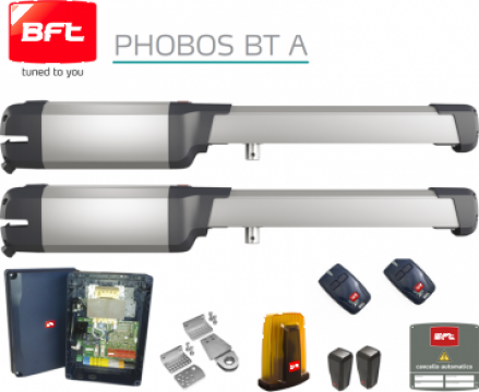 Automatizare porti batante 2x4m Phobos BT A40 de la Oritex Srl