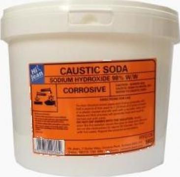 Soda caustica fulgi, galeata 5 Kg/sac 25 Kg de la Evochemie
