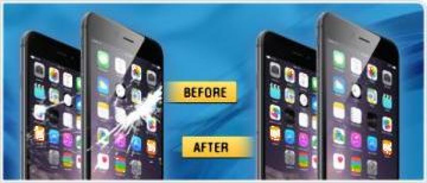 Reparatie display spart Iphone de la Seatech Swim