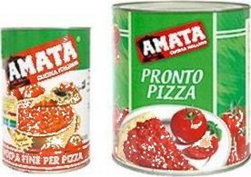 Conserva pulpa rosii pentru pizza Amata
