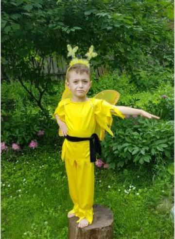 Inchiriere costum serbare fluture galben baiat 7152 de la Sabine Decor Shop Srl-d