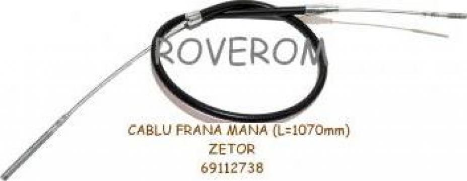 Cablu frana mana Zetor 5211-7745 (L=1070mm) de la Roverom Srl