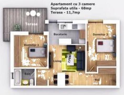 Apartament 3 camere Selimbar