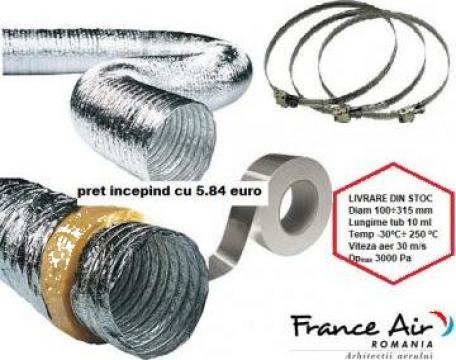 Tubulatura flexibila aluminiu de la France Air Romania