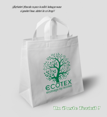 Sacosa de hartie ecologica de la Ecotex TNT Solution Srl