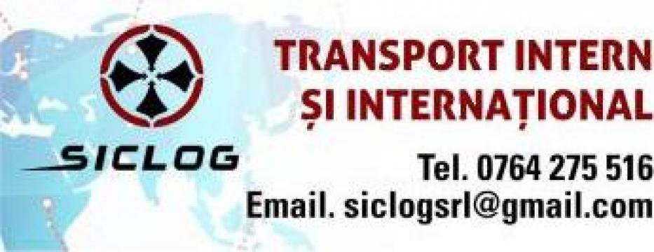 Transport international de marfa de la Siclog Srl