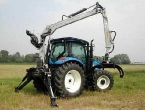 Macara hidraulica atasabila la tractor/ remorca