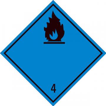 Eticheta Pericol Transport substante care degaja gaze