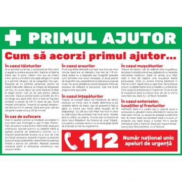 Indicator autocolant - Prim Ajutor - A5