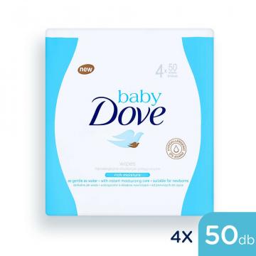 Servetele umede pentru copii Baby Dove 4x50buc de la Pepitashop.ro