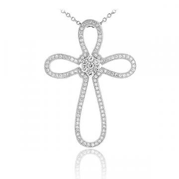 Colier Fine Luxury Silver Cross argint 925 de la Luxury Concepts Srl