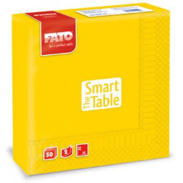 Servetele 33x33 cm, 2 straturi, Smart Table Yellow, Fato de la Sanito Distribution Srl