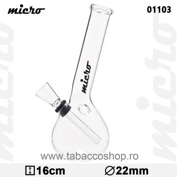 Bong din sticla Micro 16cm