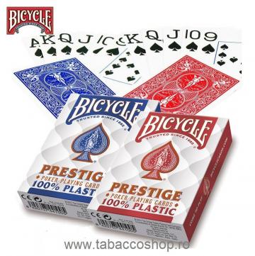Carti de joc Bicycle Prestige Red 100% Plastic de la Maferdi Srl