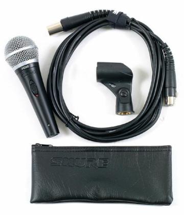 Microfon cardioid dinamic Shure PG58 de la Www.oferteshop.ro - Cadouri Online