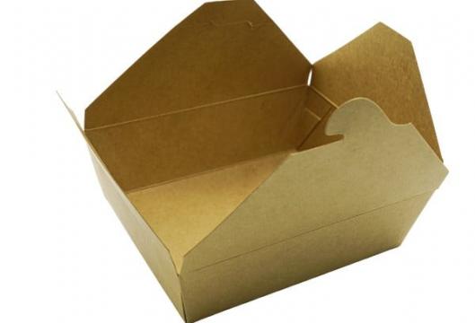 Meniu cutie carton Kraft 4 clapete 1000ml de la Cosept Srl