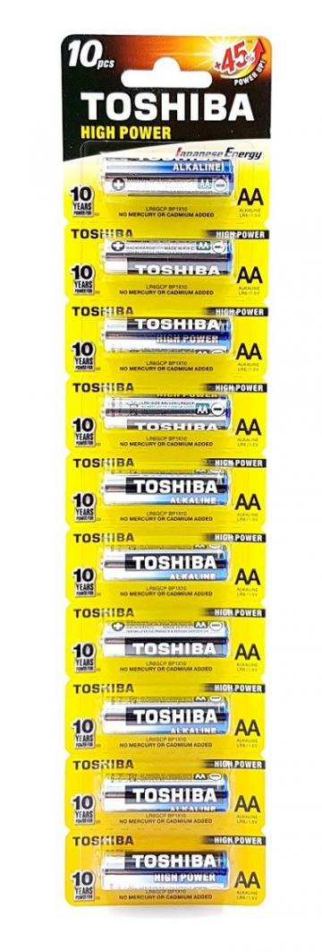 Baterie Alkalina Toshiba 1.5 V - AA de la Medaz Life Consum Srl