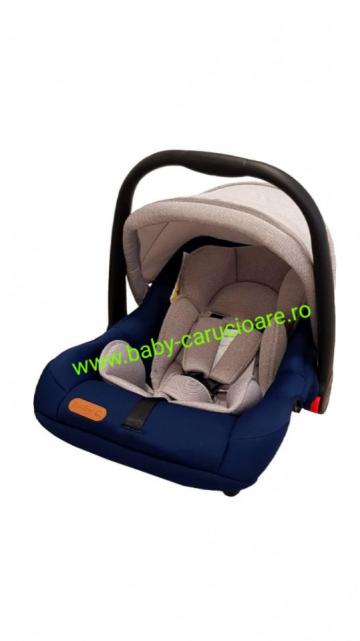 Scaun auto copii 0-13kg Baby Care albastru + gri de la Ideal Media Serv Srl