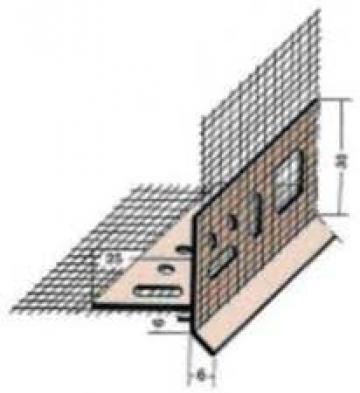 Profil de balcon cu lacrimar PVC-B de la Professional Waterprooting Srl