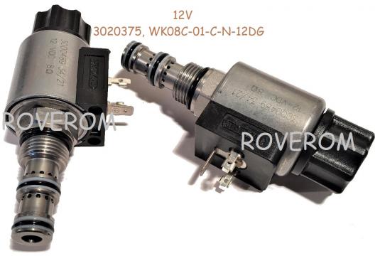 Electrovalva 12V, HYDAC 3020375, WK08C-01-C-N-12DG