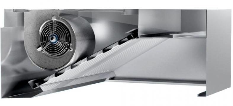 Hota din inox profesionala cubica 1250x1100 mm cu ventilator de la Clever Services SRL