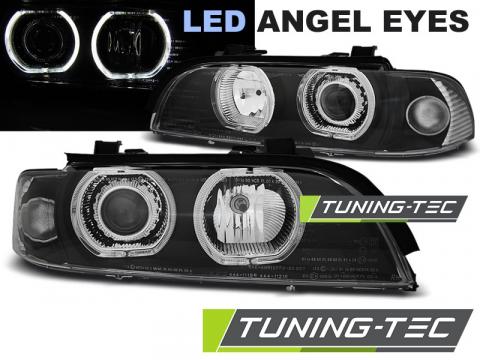 Faruri compatibile cu BMW E39 09.95-06.03 Angel Eyes LED