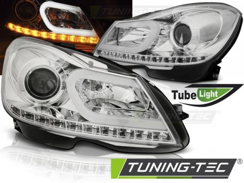 Faruri compatibile cu Mercedes W204 11-14 crom Tube Light de la Kit Xenon Tuning Srl