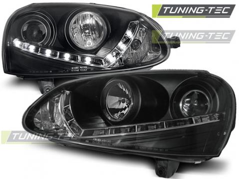 Faruri compatibile cu VW Golf 5 03-08 Daylight negru de la Kit Xenon Tuning Srl