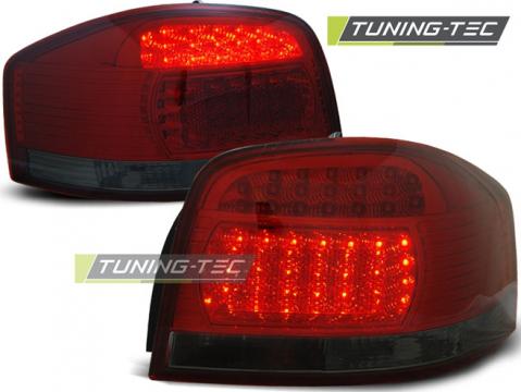 Stopuri LED compatibile cu Audi A3 05.03-08 Rosu Fumuriu LED
