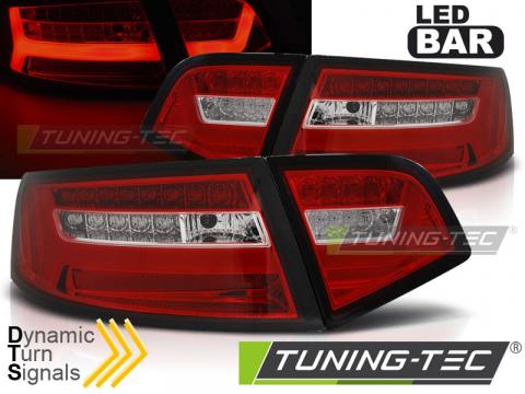 Stopuri LED compatibile cu Audi A6 08-11 Sedan rosu alb LED