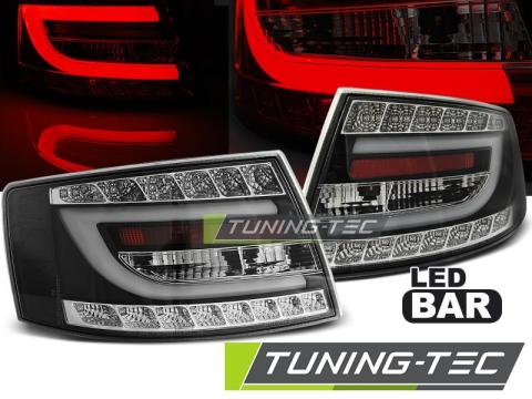 Stopuri LED compatibile cu Audi A6 C6 Sedan 04.04-08 negru de la Kit Xenon Tuning Srl
