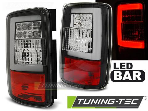 Stopuri LED compatibile cu VW Caddy 03-03.14 negru LED bar