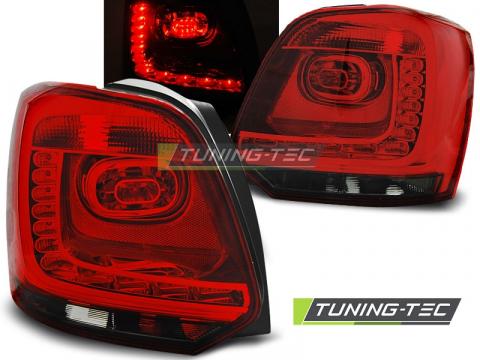 Stopuri LED compatibile cu VW Polo 09-14 rosu fumuriu LED de la Kit Xenon Tuning Srl