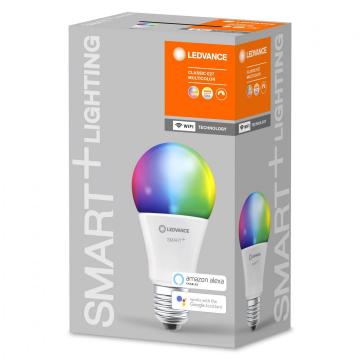 Bec LED inteligent Ledvance Smart+, wi-fi, RGBW, E27, A6 de la Etoc Online