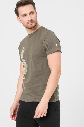 Tricou casual Dracon barbati Gray-XL de la Etoc Online