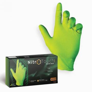 Manusi nitril Nitro Touch Neon Grip - verde de la Sanito Distribution Srl