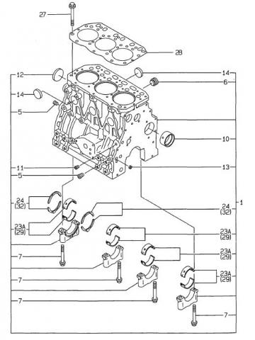 Bloc motor Yanmar 3TNE84 de la Terra Parts & Machinery Srl